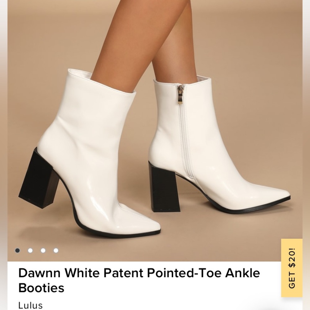 Pointed toe ankle booties
